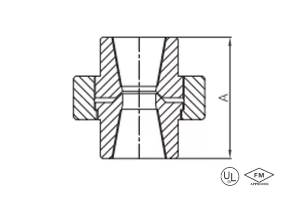 malleable iron union (ball to cone / ball to ball joint)
