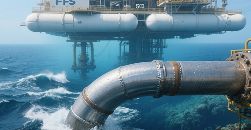offshore floating pipeline platform 1
