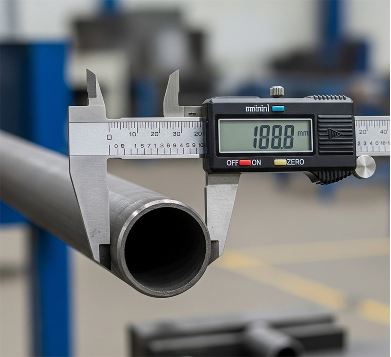 steel pipe outer diameter od measurement
