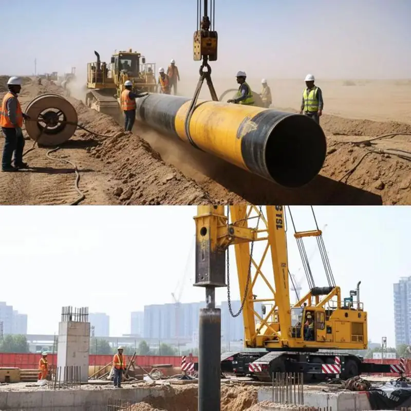 lsaw pipe standard comparison api 5l vs astm a252.