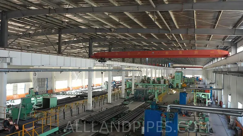 lsaw steel pipe manufacturer factory production line.