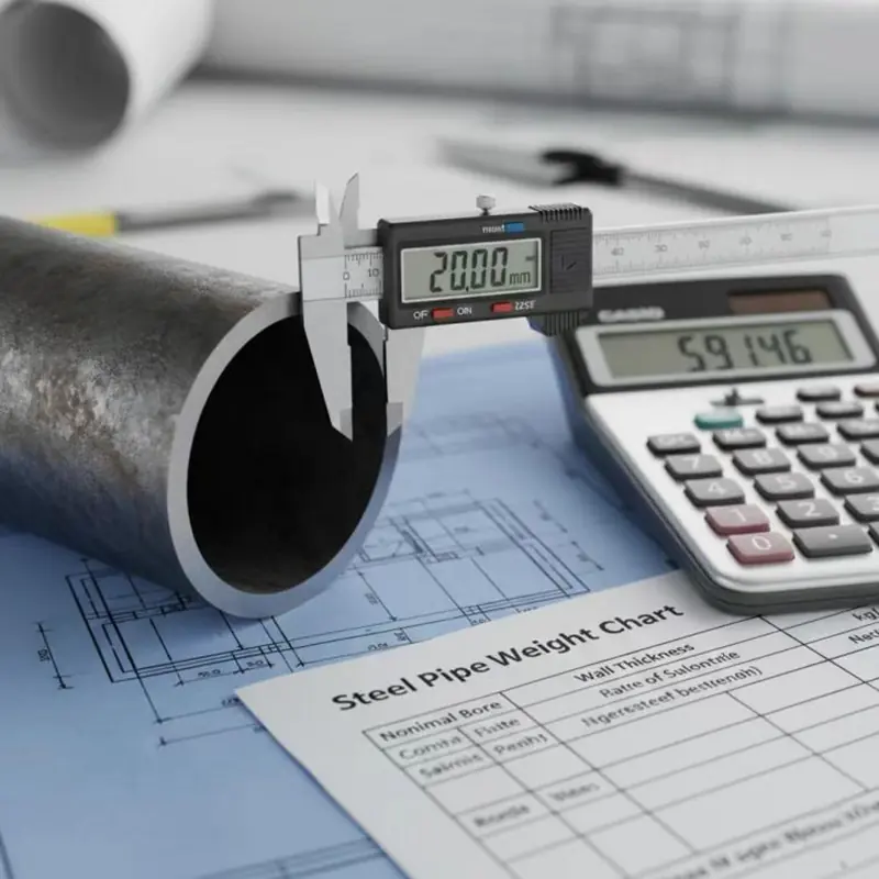 steel pipe weight calculation formula chart.