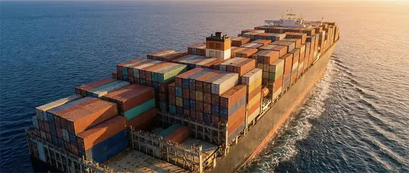 steel pipe ocean freight container shipping.