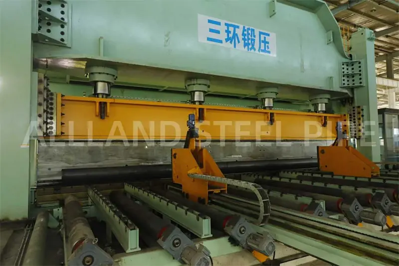 lsaw steel pipe manufacturing jcoe forming process.