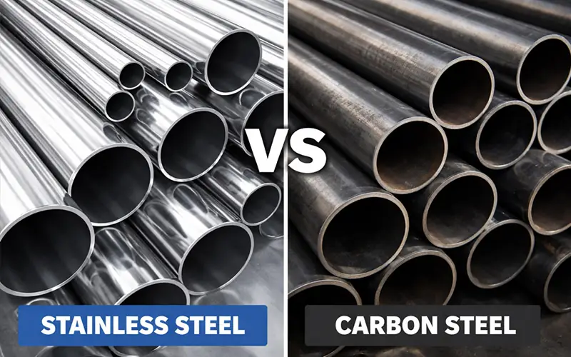 Learn how to choose between stainless & carbon steel pipe. Understand steel density, uses, and tips for industrial, structural & hygienic projects.-banner