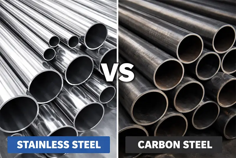 stainless steel vs carbon steel pipes comparison