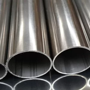 stainless steel pipe upfront view