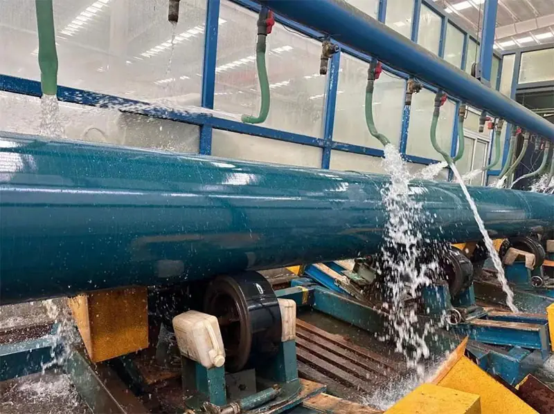 fbe coated steel pipe hydrostatic testing quality control.