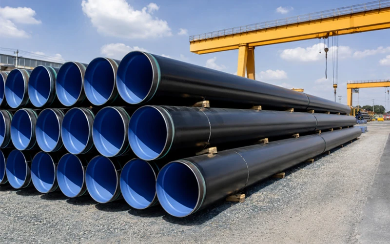 AS/NZS 1579 certified large diameter steel pipes with anti-corrosion coating for municipal water infrastructure and potable water transmission projects banner