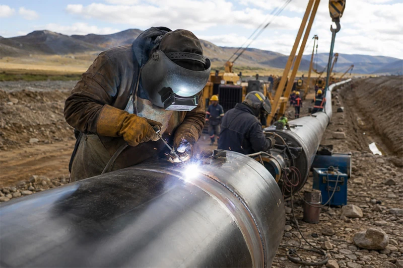 field welding large diameter lsaw steel pipe pipeline construction