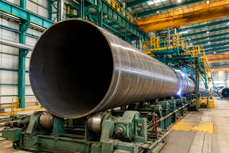 heavy wall astm a252 lsaw steel pipe piles offshore foundation manufacturing