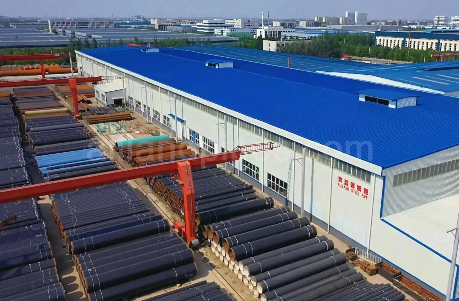 allland steel pipe factory