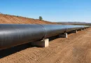 API 5L PSL2 sour service steel pipeline for high-pressure oil and gas transport with corrosion-resistant pipeline infrastructure in an onshore environment banner