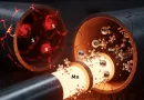 A conceptual image of steel pipe's chemical composition, showing beneficial elements like Carbon (C) and Manganese (Mn) creating a strong pipe, while Sulfur (S) impurities cause cracks.- banner